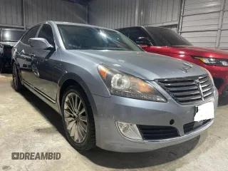 2014 Hyundai Equus Ultimate z VIN KMHGH4JH1EU084232, wystawiony jako Copart lot #48601185 z przebiegiem 145 219 mil mil oraz Szkody całkowita. Historia ofert i sprzedaży dostępna na DreamBid. Obrazek 1.