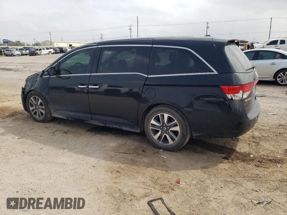 2014 Honda Odyssey Touring with VIN 5FNRL5H96EB088401, listed as a Copart auction lot 51332365 with 167,710 mi miles and Salvage Title. Bid and sale history available at carsss.com. Image 2.