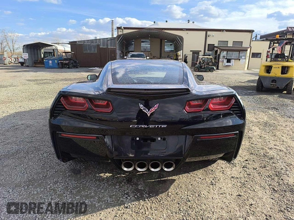 2019 Chevrolet Corvette 1LT with VIN 1G1YB2D75K5109066, listed as a Copart auction lot 55645235 with 14,715 mi miles and Salvage title. Bid and sale history available at DreamBid. Image 6.