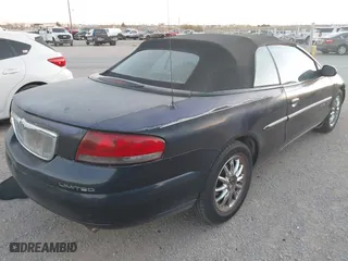 2001 Chrysler Sebring Limited with VIN 1C3EL65U31N672381, listed as a IAAI auction lot 41114181 with 180,949 mi miles. Bid and sale history available at carsss.com. Image 4.