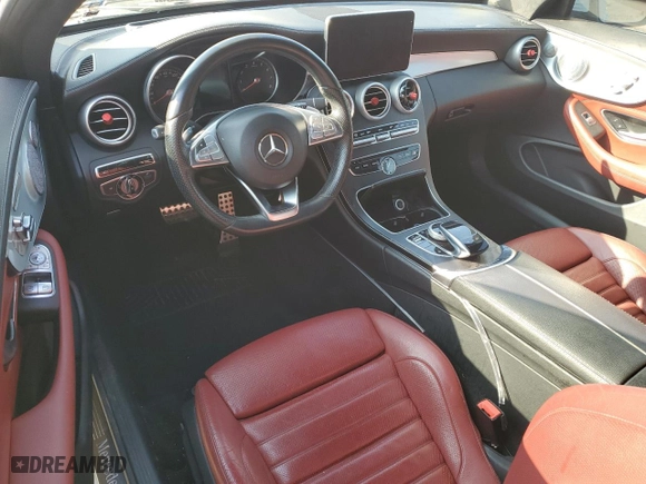 2017 Mercedes-Benz C-Class C 300 with VIN WDDWJ4KB5HF465031, listed as a Copart auction lot 52752905 with 118,227 mi miles and Clean Title. Bid and sale history available at carsss.com. Image 8.