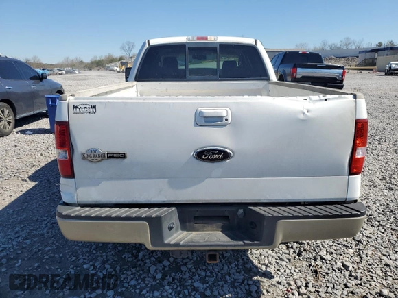 2008 Ford F-150 XLT with VIN 1FTPW14V58KB37444, listed as a Copart auction lot 50063545 with 165,536 mi miles and Salvage Title. Bid and sale history available at carsss.com. Image 6.