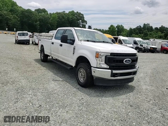 2021 Ford F-250 XL with VIN 1FT7W2B6XMEC11113, listed as a Copart auction lot 60110065 with 67,576 mi miles and Clean title. Bid and sale history available at DreamBid. Image 13.
