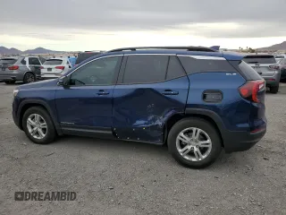 2022 GMC Terrain SLE with VIN 3GKALMEV0NL170221, listed as a Copart auction lot 49113685 with 21,209 mi miles and Salvage Title. Bid and sale history available at carsss.com. Image 2.