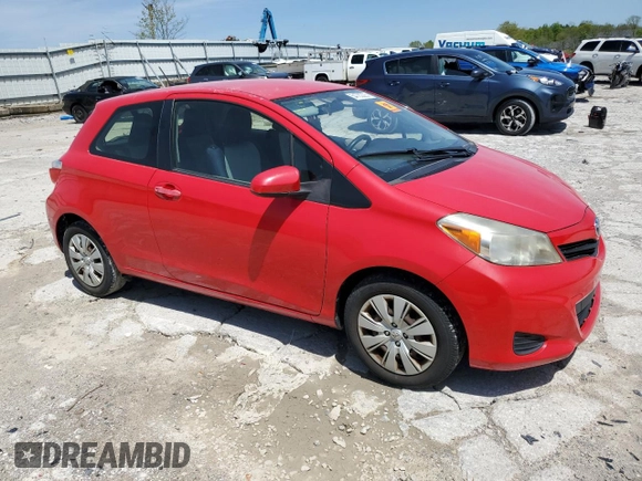 2012 Toyota Yaris L z VIN JTDJTUD36CD518179, wystawiony jako Copart lot #54722225 z przebiegiem 80 122 mil mil oraz Szkoda całkowita • Salvage title. Historia ofert i sprzedaży dostępna na DreamBid. Obrazek 4.