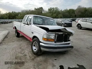 1992 Ford F-150 with VIN 1FTEX15N5NKA30134, listed as a Copart auction lot 76131814 with 213,258 mi miles and Salvage Title. Bid and sale history available at carsss.com. Image 11.
