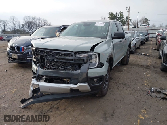 2024 Ford Ranger XLT with VIN 1FTER4HH7RLE32321, listed as a IAAI auction lot 41790946 with 9,000 mi miles. Bid and sale history available at carsss.com. Image 2.