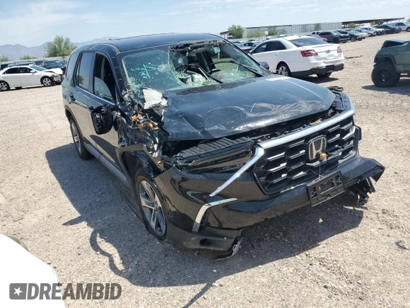 2024 Honda Pilot EX-L 8 Passenger with VIN 5FNYG1H49RB016059, listed as a Copart auction lot 61199604 with 0 mi miles and Salvage Title. Bid and sale history available at carsss.com. Image 4.