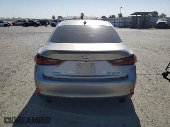 2016 Lexus IS 200t with VIN JTHBA1D23G5020035, listed as a Copart auction lot 55495915 with 118,816 mi miles and Salvage title. Bid and sale history available at DreamBid. Image 6.