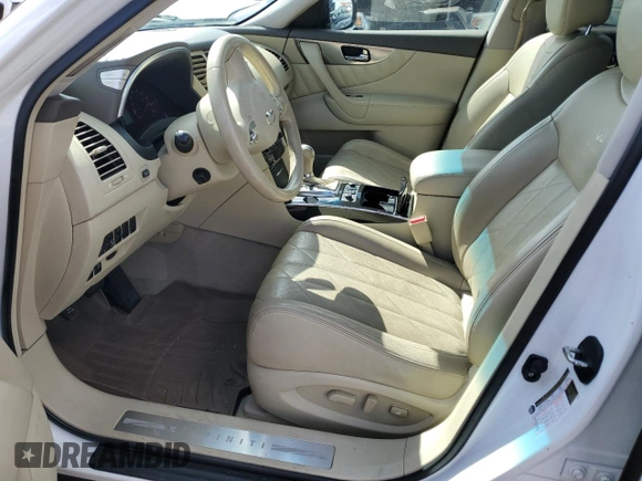 2010 Infiniti FX with VIN JN8AS1MW3AM856815, listed as a Copart auction lot 88151065 with 173,803 mi miles and Salvage title. Bid and sale history available at DreamBid. Image 7.