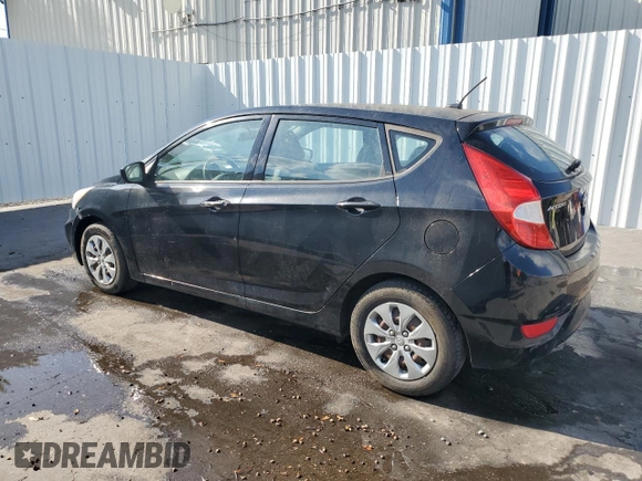 2017 Hyundai Accent SE with VIN KMHCT5AE7HU355551, listed as a Copart auction lot 53730375 with 128,416 mi miles and Clean Title. Bid and sale history available at DreamBid. Image 2.