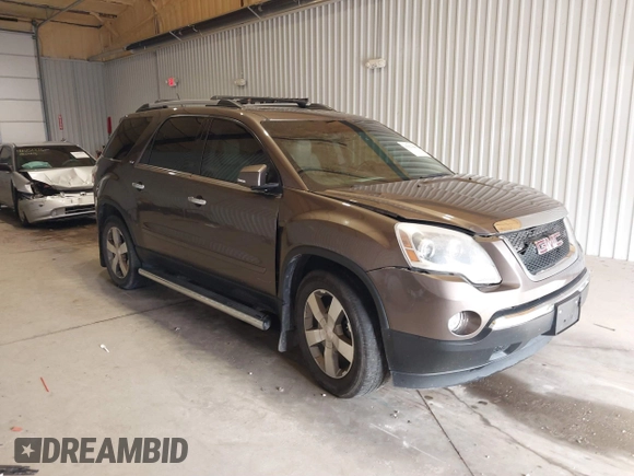2011 GMC Acadia SLT2 with VIN 1GKKVSED1BJ236157, listed as a IAAI auction lot 41551498 with 160,159 mi miles. Bid and sale history available at carsss.com. Image 1.
