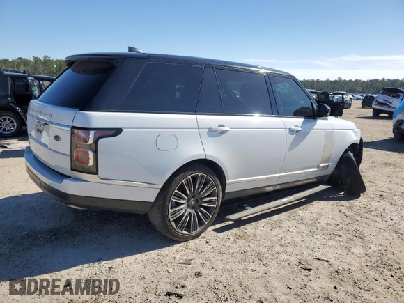 2020 Land Rover Range Rover Autobiography with VIN SALGV5SE9LA567952, listed as a Copart auction lot 44683925 with 56,779 mi miles and Clean title. Bid and sale history available at DreamBid. Image 3.