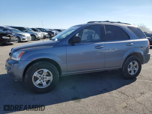 2005 Kia Sorento LX with VIN KNDJD733X55410306, listed as a Copart auction lot 45815005 with 104,153 mi miles and Salvage Title. Bid and sale history available at DreamBid. Image 1.