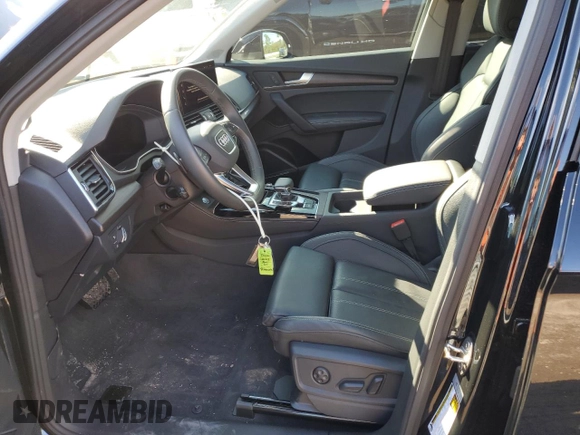 2023 Audi Q5 S line Premium Plus with VIN WA1EABFY8P2069068, listed as a Copart auction lot 80244404 with 15,253 mi miles and Salvage Title. Bid and sale history available at DreamBid. Image 7.