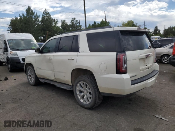 2015 GMC Yukon SLT with VIN 1GKS1BKC8FR685642, listed as a Copart auction lot 62429514 with 116,084 mi miles and Clean Title. Bid and sale history available at carsss.com. Image 2.