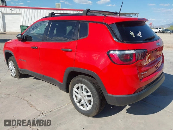 2017 Jeep Compass Sport with VIN 3C4NJDABXHT642198, listed as a IAAI auction lot 42385002 with 82,626 mi miles and . Bid and sale history available at DreamBid. Image 3.