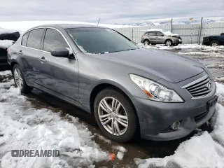 2015 Infiniti Q40 with VIN JN1CV6AR3FM521846, listed as a Copart auction lot 79340044 with 126,702 mi miles and Salvage Title. Bid and sale history available at carsss.com. Image 4.