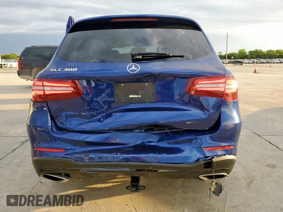 2019 Mercedes-Benz GLC 300 with VIN WDC0G4JB5KF562506, listed as a Copart auction lot 54744025 with 53,857 mi miles and Clean title. Bid and sale history available at DreamBid. Image 6.