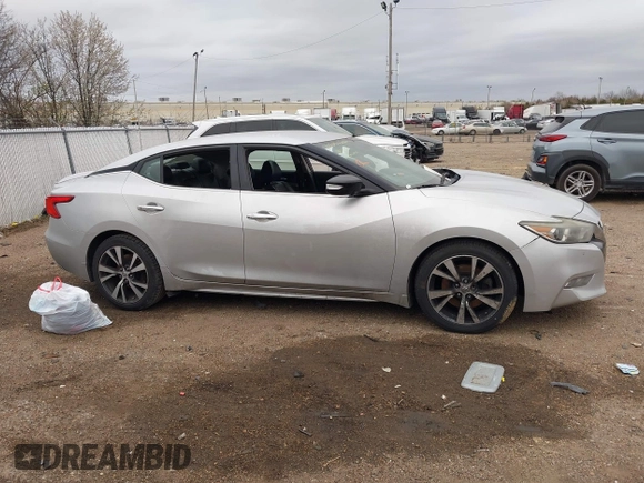 2016 Nissan Maxima SV with VIN 1N4AA6APXGC392029, listed as a IAAI auction lot 41729299 with 135,572 mi miles and . Bid and sale history available at DreamBid. Image 13.
