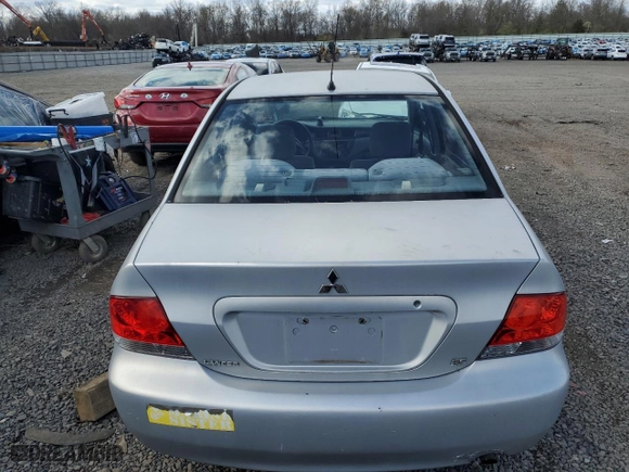 2004 Mitsubishi Lancer ES with VIN JA3AJ26E54U024050, listed as a Copart auction lot 52128715 with 191,989 mi miles and Clean Title. Bid and sale history available at carsss.com. Image 6.