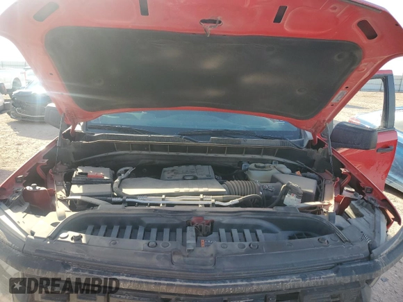 2022 Chevrolet Silverado 1500 Custom with VIN 3GCPABEKXNG597100, listed as a Copart auction lot 43146645 with 28,763 mi miles and Salvage Title. Bid and sale history available at DreamBid. Image 11.