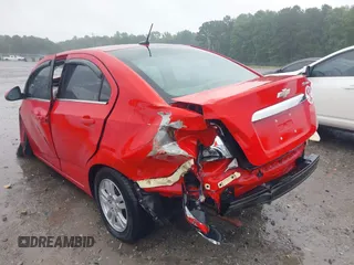 2012 Chevrolet Sonic LT with VIN 1G1JC5SH4C4160545, listed as a IAAI auction lot 42355602 with 181,390 mi miles and . Bid and sale history available at DreamBid. Image 3.
