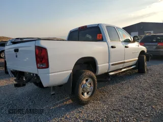 2005 Dodge Ram 2500 SLT with VIN 1D7KS28D05J636771, listed as a Copart auction lot 69638724 with 0 mi miles and Salvage Title. Bid and sale history available at carsss.com. Image 3.