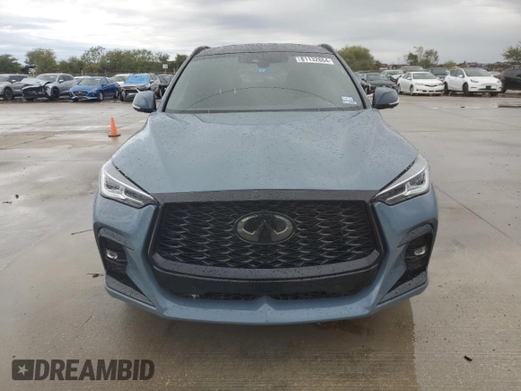 2024 Infiniti QX50 Sport with VIN 3PCAJ5FA9RF101213, listed as a Copart auction lot 81132864 with 16,428 mi miles and Salvage title. Bid and sale history available at DreamBid. Image 5.