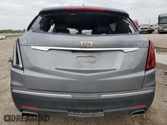 2021 Cadillac XT5 FWD Luxury with VIN 1GYKNAR44MZ192797, listed as a Copart auction lot 87304294 with 0 mi miles and Salvage Title. Bid and sale history available at carsss.com. Image 6.