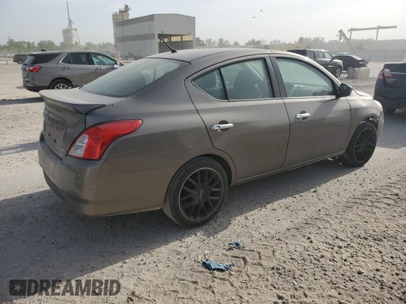 2016 Nissan Versa SV with VIN 3N1CN7AP9GL810018, listed as a Copart auction lot 56853565 with 123,197 mi miles and Salvage title. Bid and sale history available at DreamBid. Image 3.