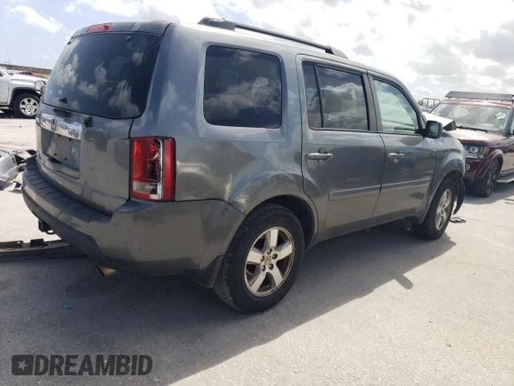 2011 Honda Pilot EX-L with VIN 5FNYF3H65BB034726, listed as a Copart auction lot 49512645 with Not Provided miles and Salvage Title. Bid and sale history available at carsss.com. Image 3.