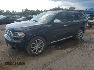 2017 Dodge Durango Citadel Anodized Platinum with VIN 1C4RDHEGXHC638654, listed as a Copart auction lot 61944895 with 155,213 mi miles and Salvage title. Bid and sale history available at DreamBid. Image 1.