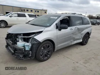 2024 Toyota Sienna XSE with VIN 5TDXRKEC5RS212017, listed as a Copart auction lot 85159734 with 0 mi miles and Salvage Title. Bid and sale history available at carsss.com. Image 1.