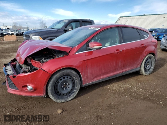 2012 Ford Focus SEL with VIN 1FAHP3M22CL364585, listed as a Copart auction lot 49340885 with 183,537 mi miles and Salvage Title. Bid and sale history available at carsss.com. Image 1.