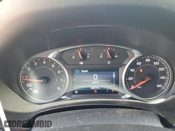 2020 GMC Terrain SLE with VIN 3GKALMEV0LL301726, listed as a Copart auction lot 61779595 with 42,015 mi miles and Salvage title. Bid and sale history available at DreamBid. Image 9.