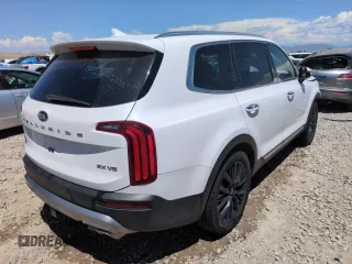 2021 Kia Telluride SX with VIN 5XYP5DHC2MG176084, listed as a Copart auction lot 58782485 with 55,863 mi miles and Salvage title. Bid and sale history available at DreamBid. Image 3.
