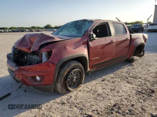 2020 Chevrolet Colorado 4WD Z71 z VIN 1GCGTDEN3L1202170, wystawiony jako Copart lot #52430275 z przebiegiem Nie podano mil oraz Szkoda całkowita • Salvage title. Historia ofert i sprzedaży dostępna na DreamBid. Obrazek 1.