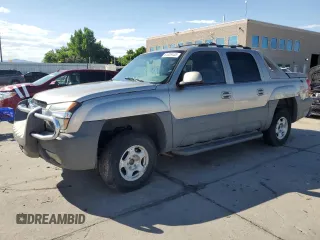 2002 Chevrolet Avalanche with VIN 3GNEK13T62G170784, listed as a Copart auction lot 61636445 with Not provided miles and Salvage title. Bid and sale history available at DreamBid. Image 1.