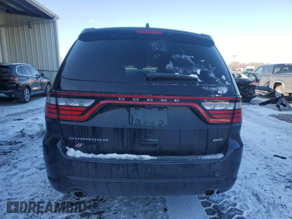 2019 Dodge Durango GT Plus with VIN 1C4RDJDG5KC722543, listed as a Copart auction lot 41857875 with 115,133 mi miles and Salvage Title. Bid and sale history available at carsss.com. Image 6.