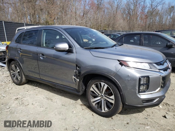 2022 Mitsubishi Outlander SE with VIN JA4APVAU4NU007395, listed as a Copart auction lot 48576865 with 66,202 mi miles and Salvage title. Bid and sale history available at DreamBid. Image 4.