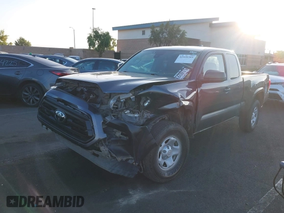2020 Toyota Tacoma SR with VIN 3TYRX5GN0LT000913, listed as a IAAI auction lot 42520385 with 44,381 mi miles and . Bid and sale history available at DreamBid. Image 2.