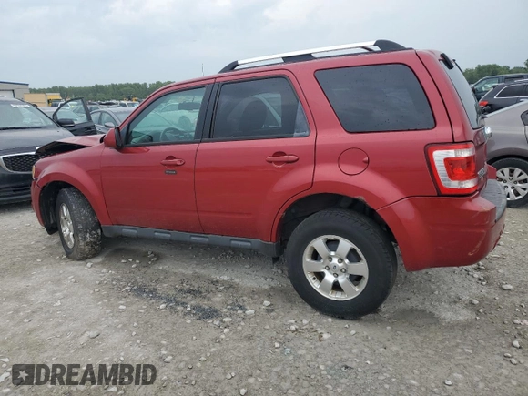 2012 Ford Escape Limited with VIN 1FMCU9E73CKB83006, listed as a Copart auction lot 58543625 with 157,092 mi miles and Salvage title. Bid and sale history available at DreamBid. Image 2.