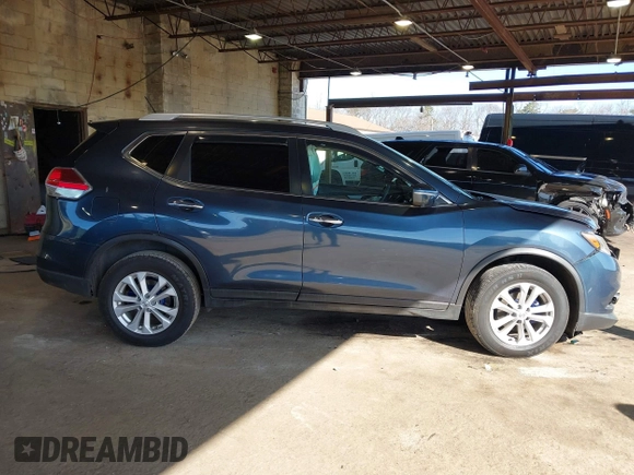 2014 Nissan Rogue SL with VIN 5N1AT2MV9EC865113, listed as a IAAI auction lot 41996058 with 89,579 mi miles and . Bid and sale history available at DreamBid. Image 13.