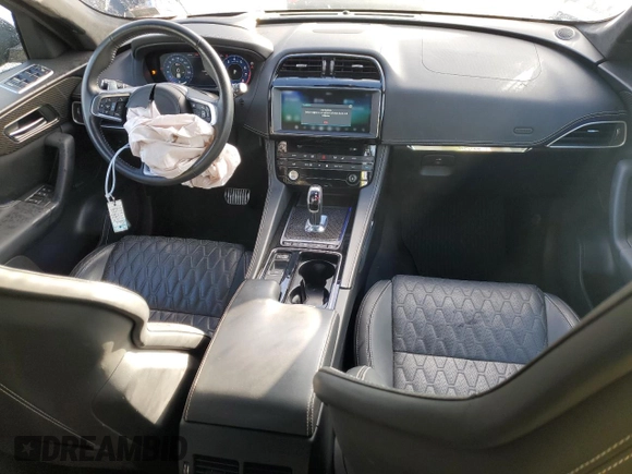 2019 Jaguar F-Pace SVR with VIN SADCZ2EEXKA606569, listed as a Copart auction lot 81816513 with 33,532 mi miles and . Bid and sale history available at DreamBid. Image 8.