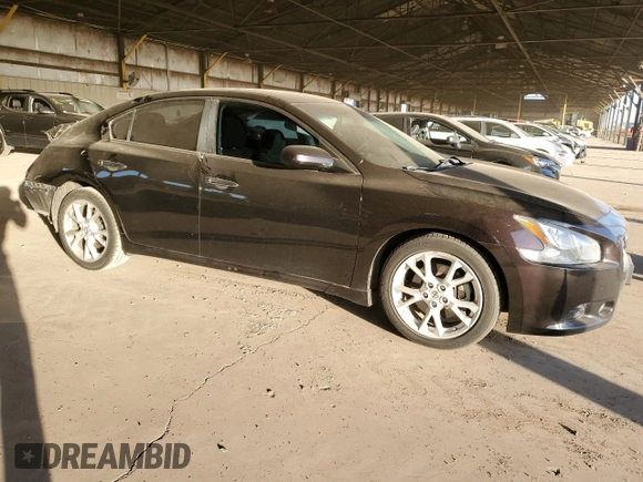 2013 Nissan Maxima SV with VIN 1N4AA5AP7DC810925, listed as a Copart auction lot 88693225 with 133,253 mi miles and Salvage Title. Bid and sale history available at DreamBid. Image 4.