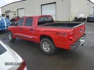 2005 Dodge Dakota Laramie with VIN 1D7HW58N65S227595, listed as a Copart auction lot 45540055 with 155,717 mi miles and Salvage Title. Bid and sale history available at DreamBid. Image 2.