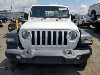2020 Jeep Wrangler Unlimited Sport S with VIN 1C4HJXDG7LW144226, listed as a Copart auction lot 65087935 with 77,815 mi miles and Salvage title. Bid and sale history available at DreamBid. Image 5.