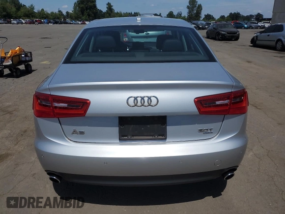 2012 Audi A6 Premium Plus with VIN WAUGGAFC8CN122689, listed as a Copart auction lot 61095835 with 102,668 mi miles and Clean title. Bid and sale history available at DreamBid. Image 6.