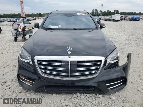2019 Mercedes-Benz S-Class S 560 with VIN WDDUG8DB9KA448974, listed as a Copart auction lot 72887764 with 66,076 mi miles and Salvage Title. Bid and sale history available at carsss.com. Image 5.